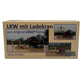 LEGO® LKW mit Ladekran, Paletten & Nummernschild – Baustellenfahrzeug für LEGO City, Transport & Baustelle