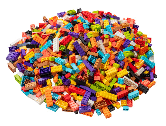 LEGO® Bricks Pietre Alte Misto Misto 800 gr.  Quello.  500 pezzi NUOVO!  Qtà 500x