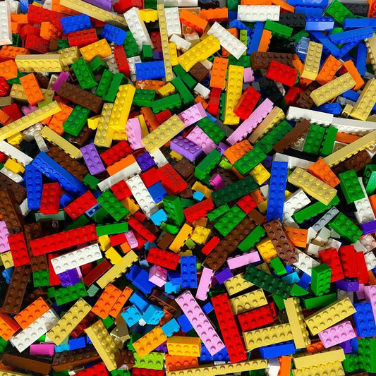LEGO® 2x2, 2x4, 2x6 Steine Hochsteine Bunt Gemischt NEU! Menge 1000x
