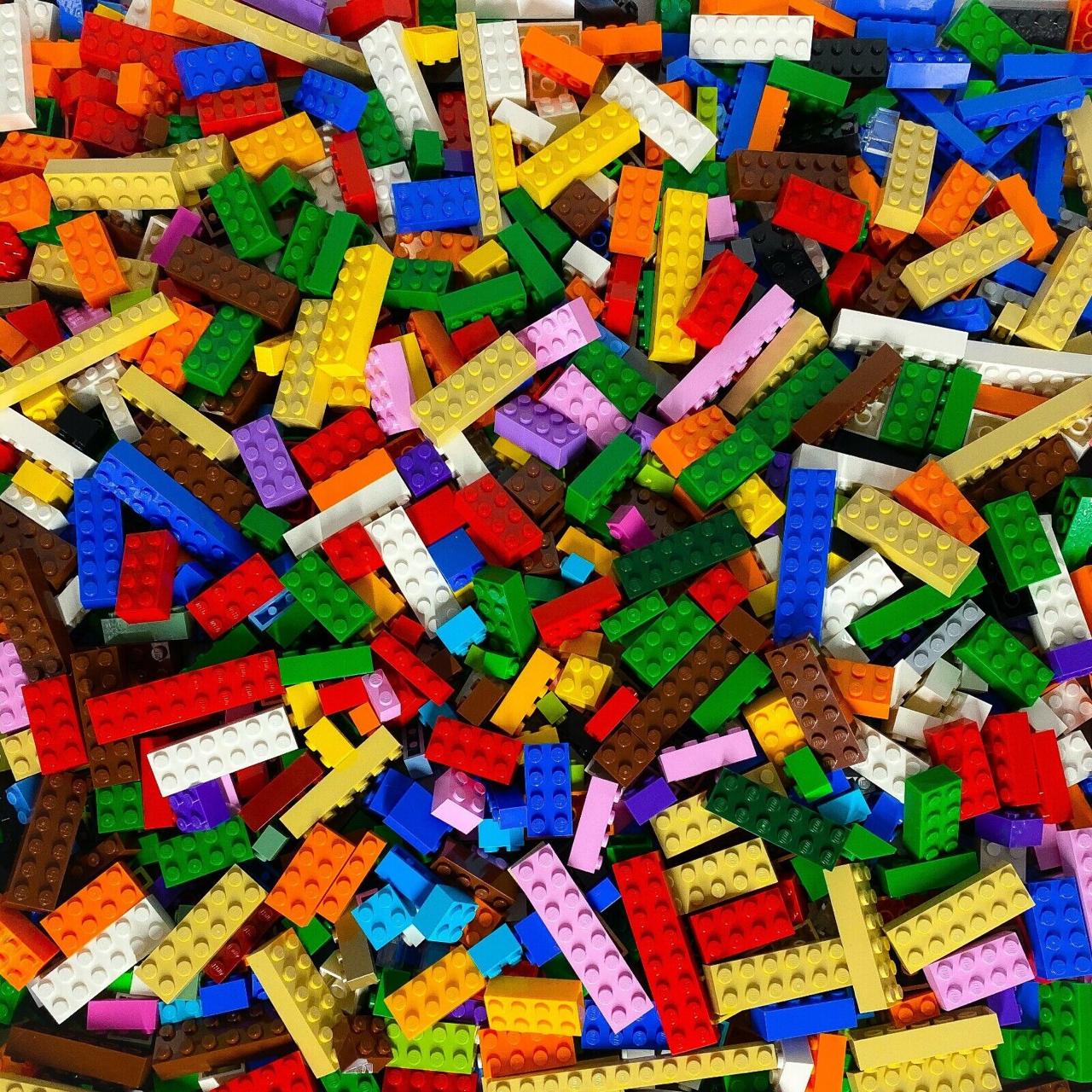 Briques LEGO® Hochsteine ​​​​Colorful Mixed 640 g environ 400 pièces NOUVEAU ! Quantité 400x 