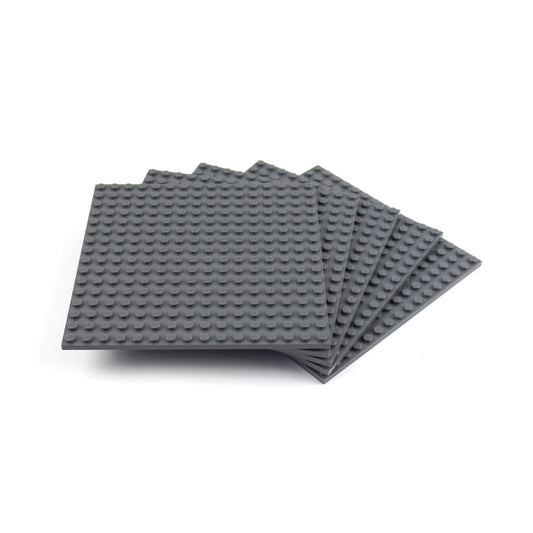 Panneaux de construction LEGO® 16x16 gris foncé pouvant être construits des deux côtés - 91405 NOUVEAU ! Quantité 4x 