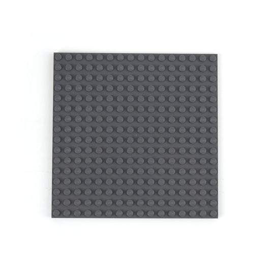 LEGO® 16x16 Platten Bauplatten Dunkelgrau Beidseitig bebaubar - 91405 NEU! Menge 2x