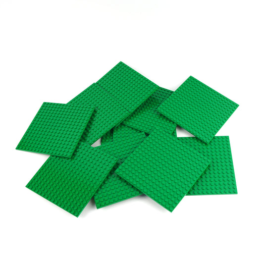 Les panneaux de construction LEGO® 16x16 vert foncé peuvent être construits des deux côtés - 91405 NOUVEAU ! Quantité 20x 