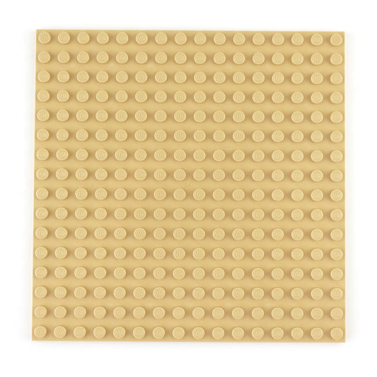LEGO® 16x16 Bauplatte Hellbeige - Beidseitige Kreativität Entfesseln! | NEU 91405