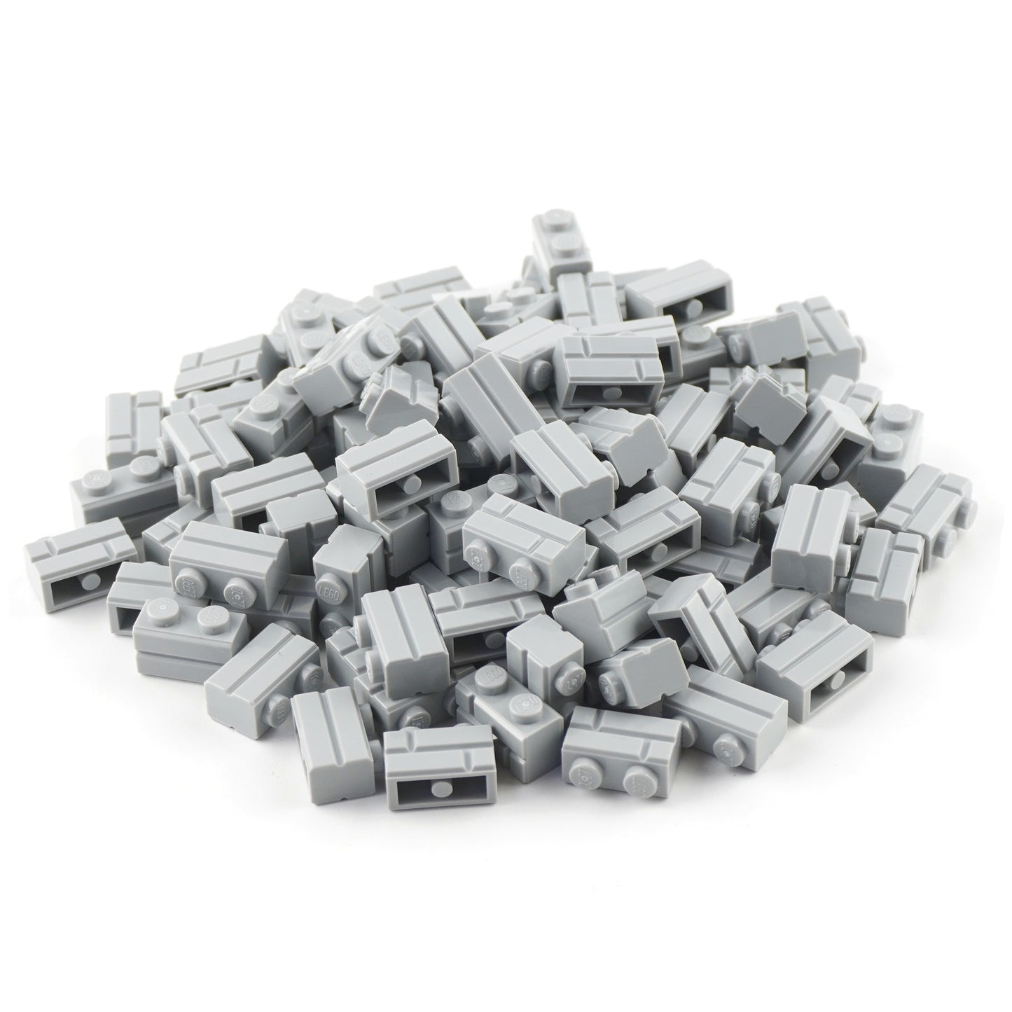 LEGO® 1x2 Mauersteine Hellgrau - 250x Bausteine für Kreative Bauprojekte | Gestalte Deine Traumwelt! NEU!