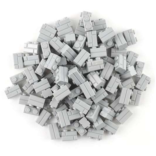 LEGO® 1x2 Mauersteine Hellgrau - 250x Bausteine für Kreative Bauprojekte | Gestalte Deine Traumwelt! NEU!