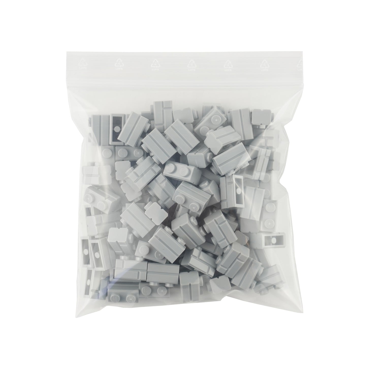 LEGO® 1x2 Mauersteine Hellgrau - 250x Bausteine für Kreative Bauprojekte | Gestalte Deine Traumwelt! NEU!