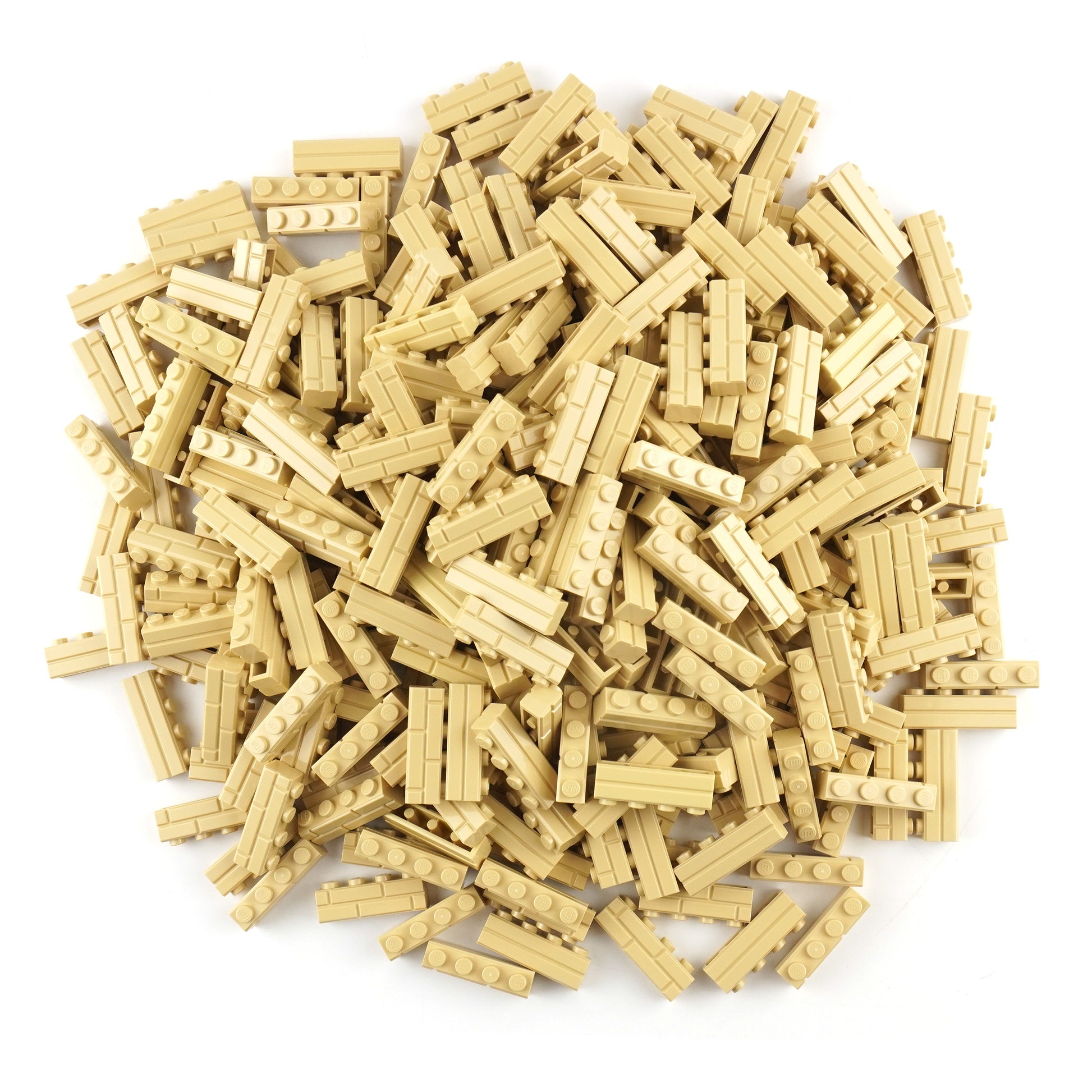 LEGO® 1x4 Mauersteine Hellbeige - Kreatives Bauen mit 100x Bausteinen NEU! Perfekt für beeindruckende Bauprojekte!