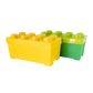 LEGO® Aufbewahrungsboxen Set: Mittelgroß Grün & Gelb mit Deckel – Platz sparen Ordnung schaffen! NEU! 2 Stück