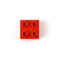 LEGO® DUPLO® 2x2 Steine Bausteine Grundbausteine Rot - 3437 NEU! Menge 100x