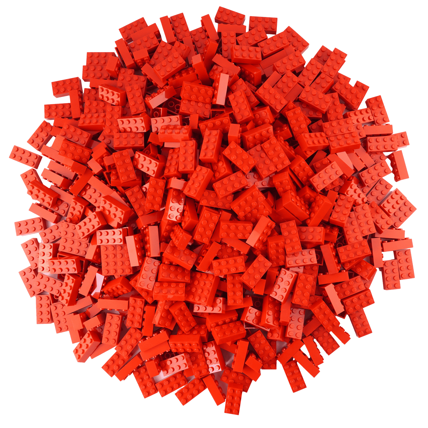 LEGO® 2x4 Steine 3001 Rot - Kreatives Bauvergnügen mit 1000 Bausteinen | Stein-Experte