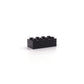 LEGO® 2x4 Bausteine 3001 Schwarz für kreative Bauabenteuer | 650 Stück | Stein-Experte