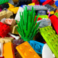 LEGO®Stenen Speciale stenen Kleurrijke Gemengde 800 gr.  Dat.  800 onderdelen NIEUW!  800x hoeveelheid