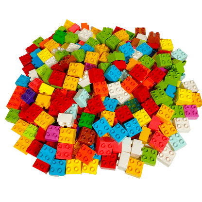 Blocs de construction en briques LEGO® DUPLO® 2x2 blocs de construction de base colorés mélangés - 3437 NOUVEAU ! Quantité 50x 