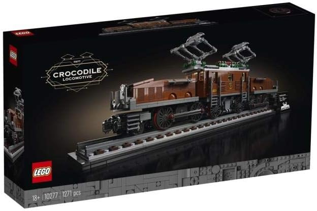 LEGO® Advanced Models Lokomotive Eisenbahn Krokodil - 10277 NEU! Teile 1271x