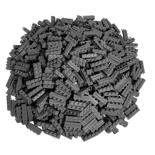 LEGO® 1x4 Mauersteine Hochsteine Dunkelgrau - 15533 NEU! Menge 100x