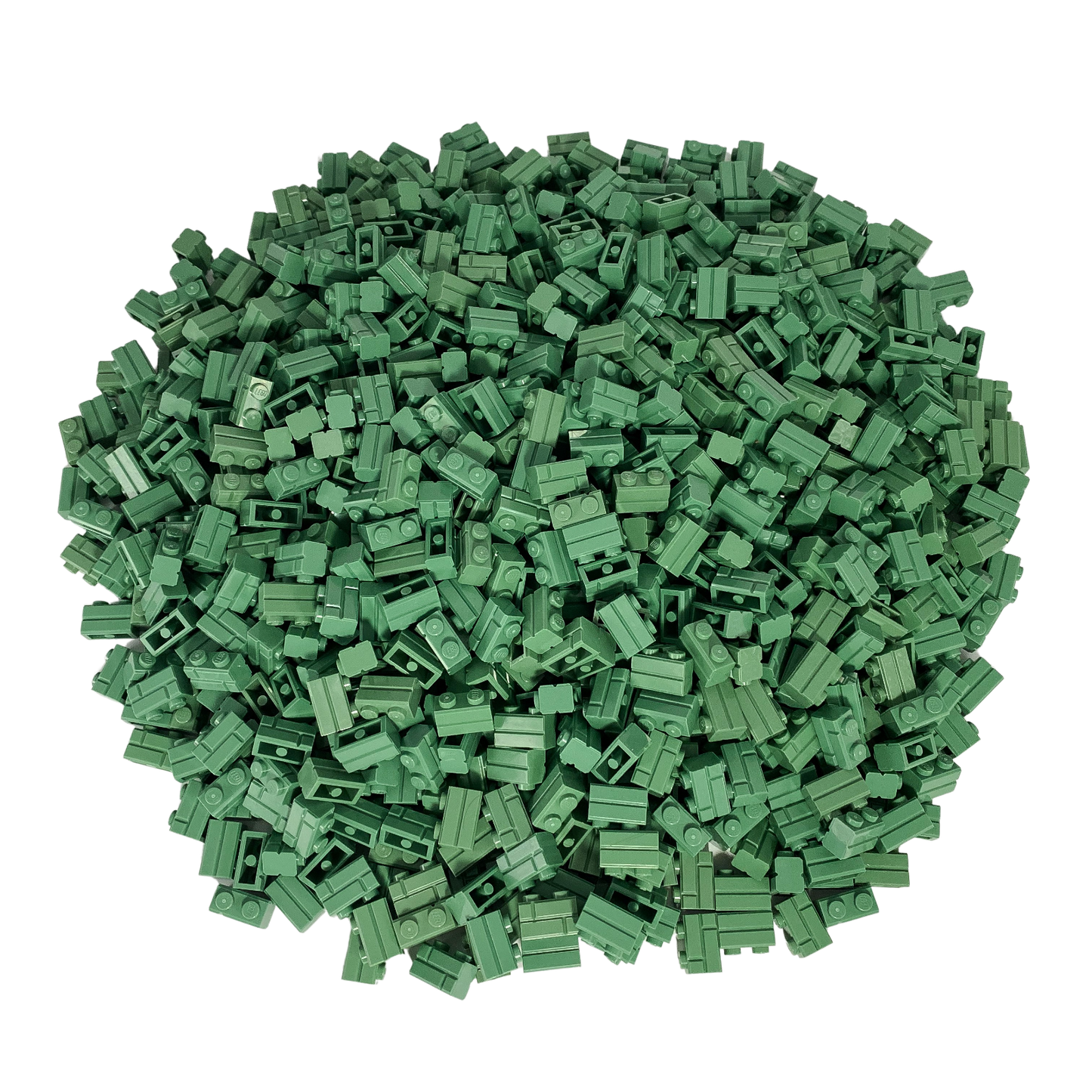 LEGO® Mauersteine 1x2 Sandgrün - 100er Set | Kreative Bauabenteuer mit einzigartigem Flair! NEU 98283