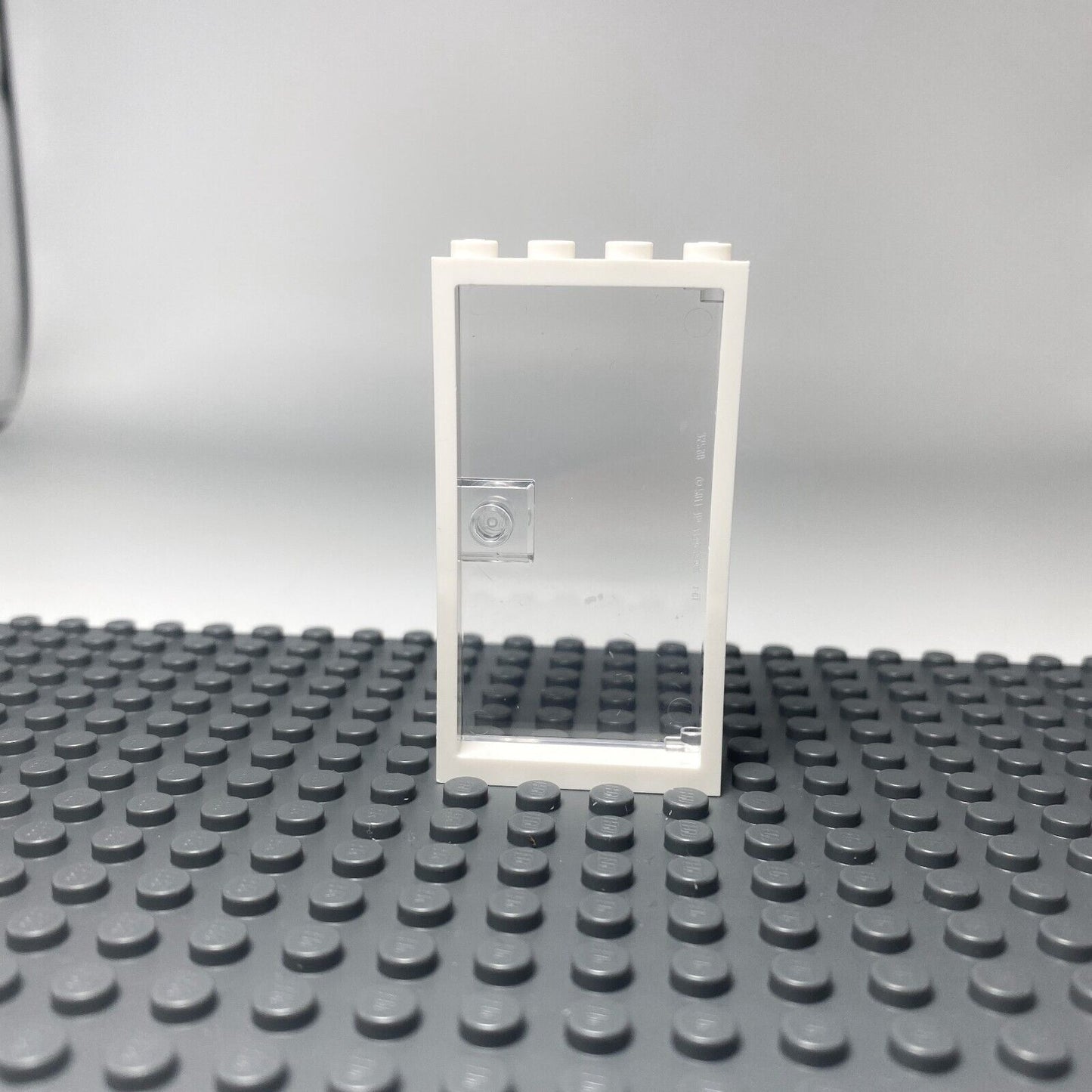 LEGO® 1x4x6 Türen Transparent und weißer Rahmen für Haus, Gebäude NEU! Menge 10x