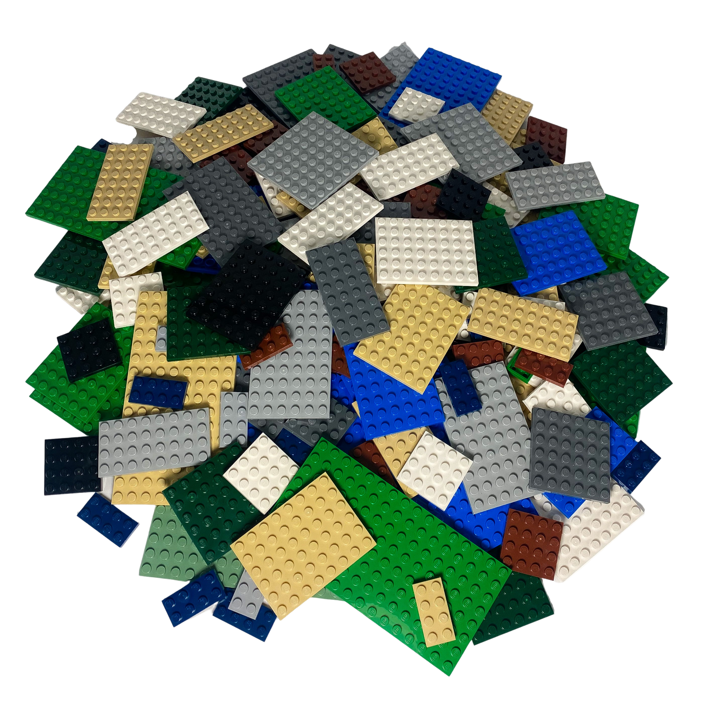 LEGO® Platten Bauplatten Bunt Gemischt NEU! Menge 25x