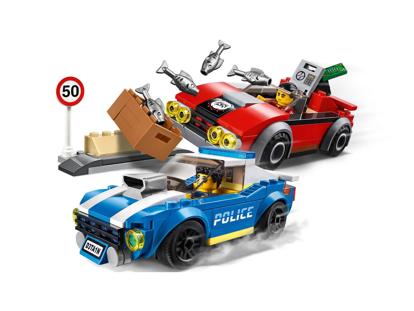 LEGO® City Festnahme auf der Autobahn - 60242 NEU! Teile 185x