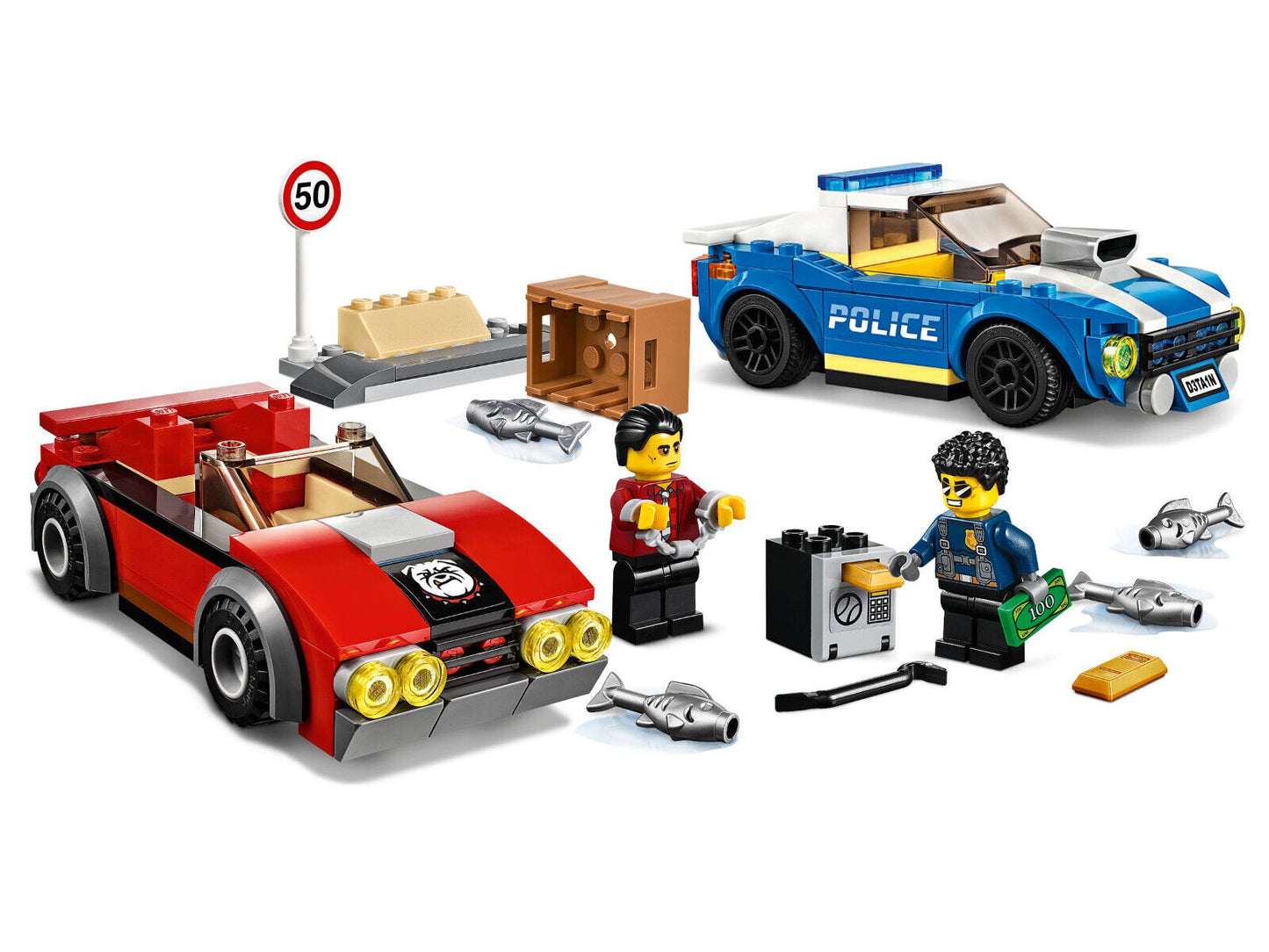 LEGO® City Festnahme auf der Autobahn - 60242 NEU! Teile 185x