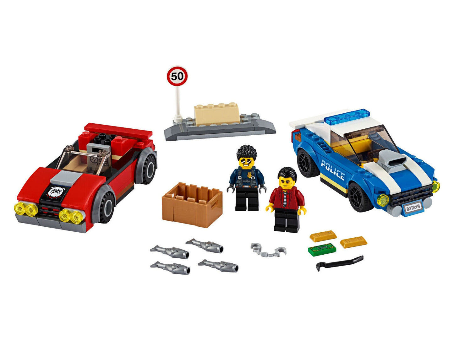 LEGO® City Festnahme auf der Autobahn - 60242 NEU! Teile 185x