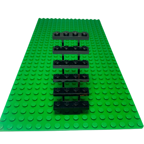 LEGO® 7x4x6 City Treppe Schwarz - 30134 NEU! Menge 5x