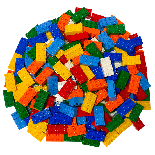 Blocs de construction en briques LEGO® DUPLO® 2x4 blocs de construction de base colorés mélangés - 3011 NOUVEAU ! Quantité 250x 