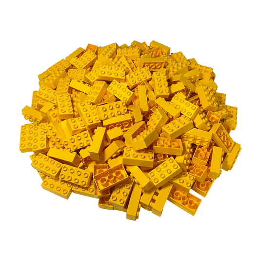 Blocs de construction en briques LEGO® DUPLO® 2x4 blocs de construction de base jaune - 3011 NOUVEAU ! Quantité 100x 