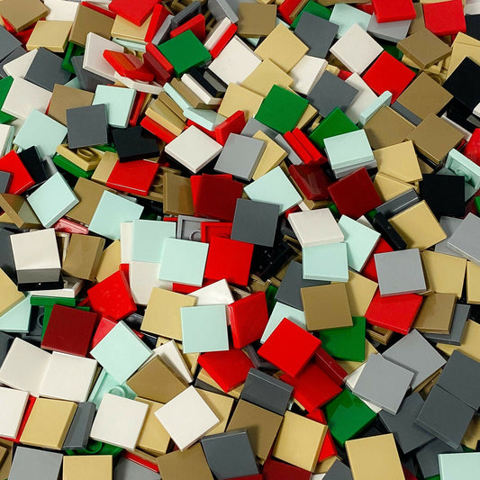 Tuiles LEGO® 2x2 colorées mélangées - 3068b NOUVEAU ! Quantité 250x 