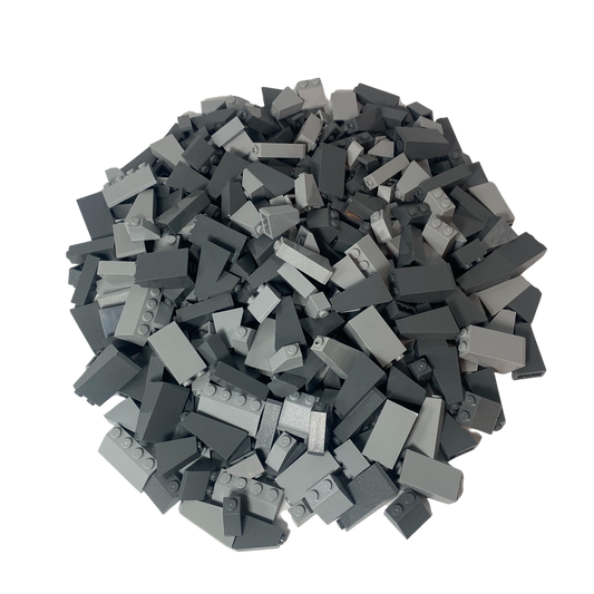 LEGO® MOC Roof Tiles Light Gray Dark Gray Mixed Build mountains and rocks! NEW! Quantity 50x 