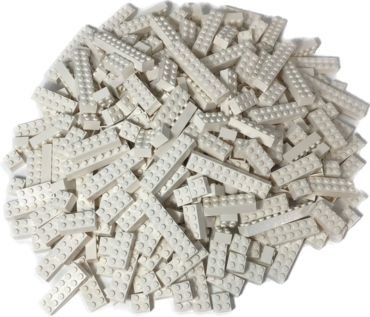 LEGO® 2x2,2x4,2x6 bricks Hochsteine ​​white NEW! Quantity 100x 