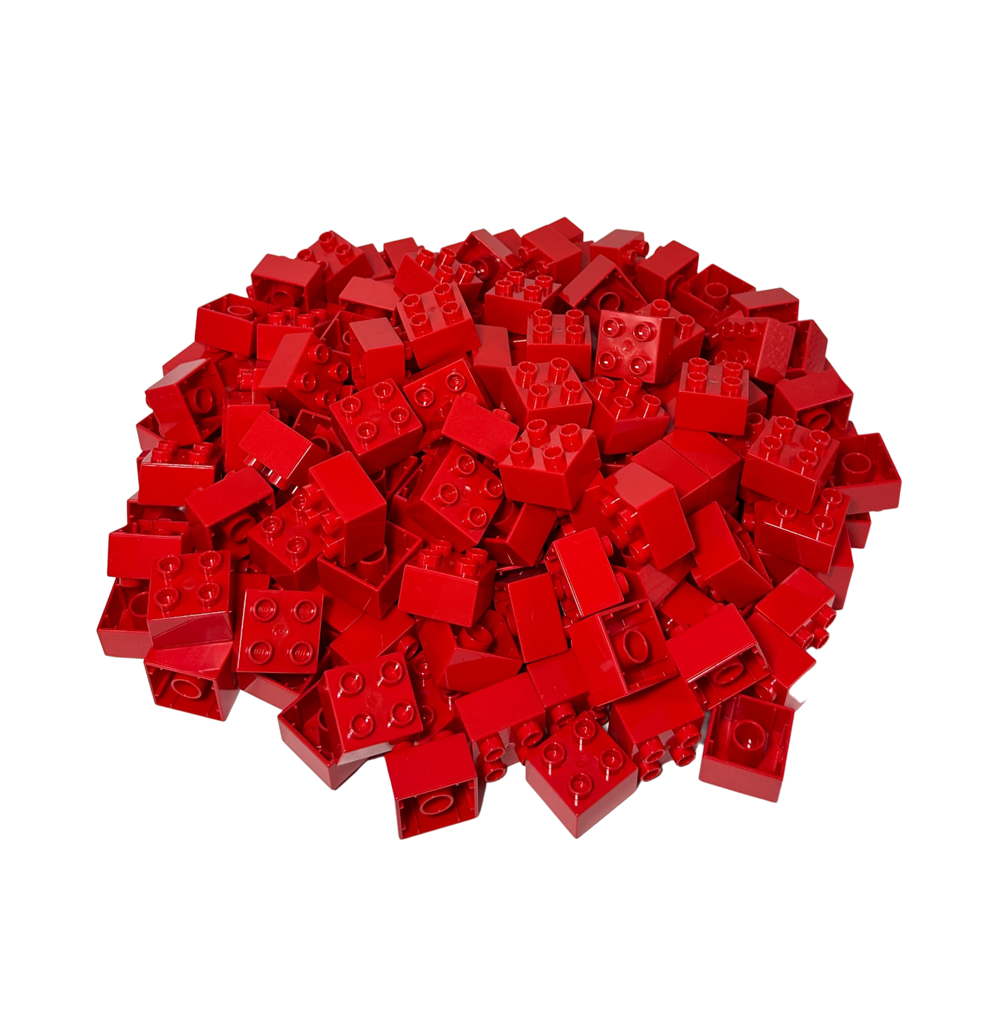 Blocs de construction en briques LEGO® DUPLO® 2x2 blocs de construction de base rouge - 3437 NOUVEAU ! Quantité 250x 