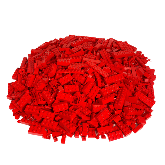 Briques LEGO® briques spéciales rouge mélangé NOUVEAU ! Quantité 50x 