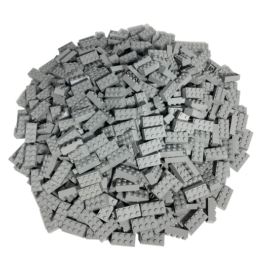 LEGO® 2x4 bricks Hochsteine ​​Light Gray - 3001 NEW! Quantity 25x 