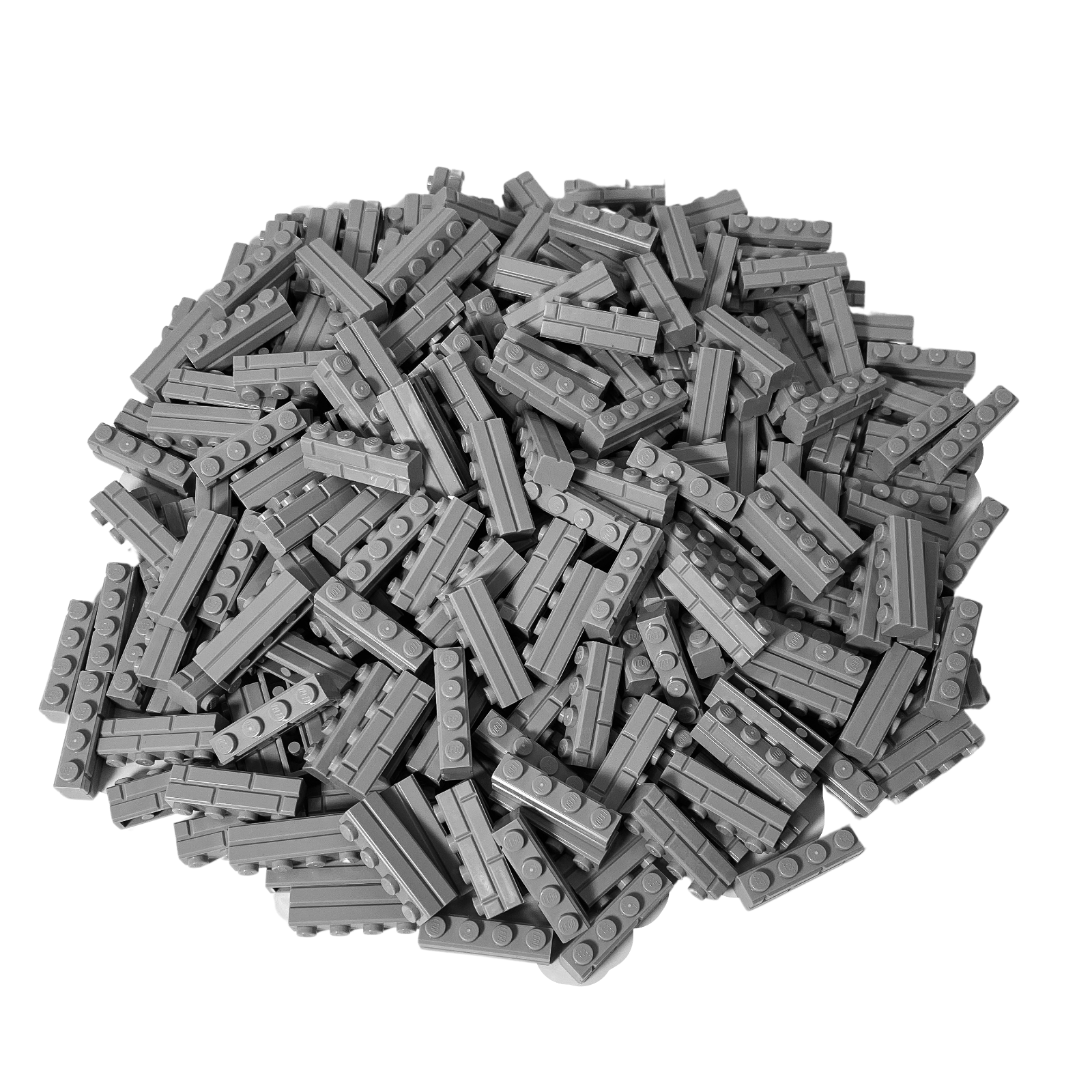 LEGO® 1x4 Mauersteine Hellgrau - Kreative Baukunst mit 50x Bausteinen NEU!