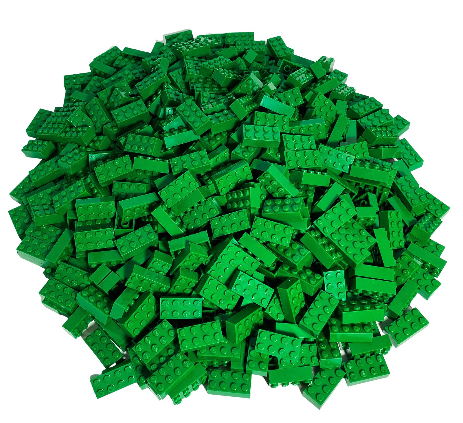 Grüne LEGO® 2x4 Bausteine – 1000er Pack: Kreativität Entfesseln für B2B & Pick a Brick! 3001 NEU!