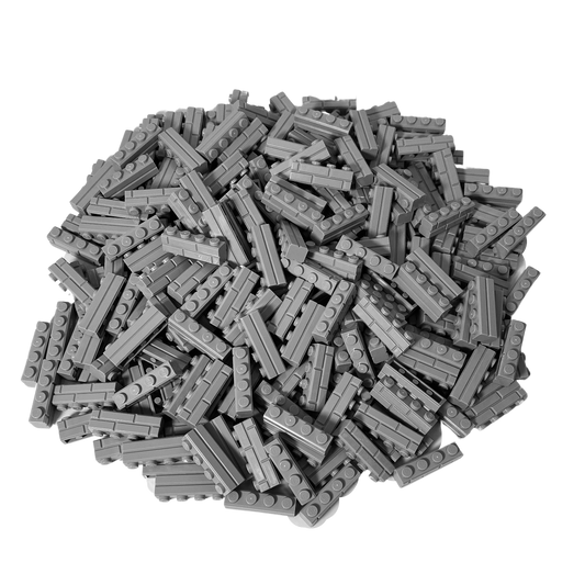 LEGO® 1x4 Mauersteine Hellgrau – 100x Bausteine für Kreative Baukunst NEU!