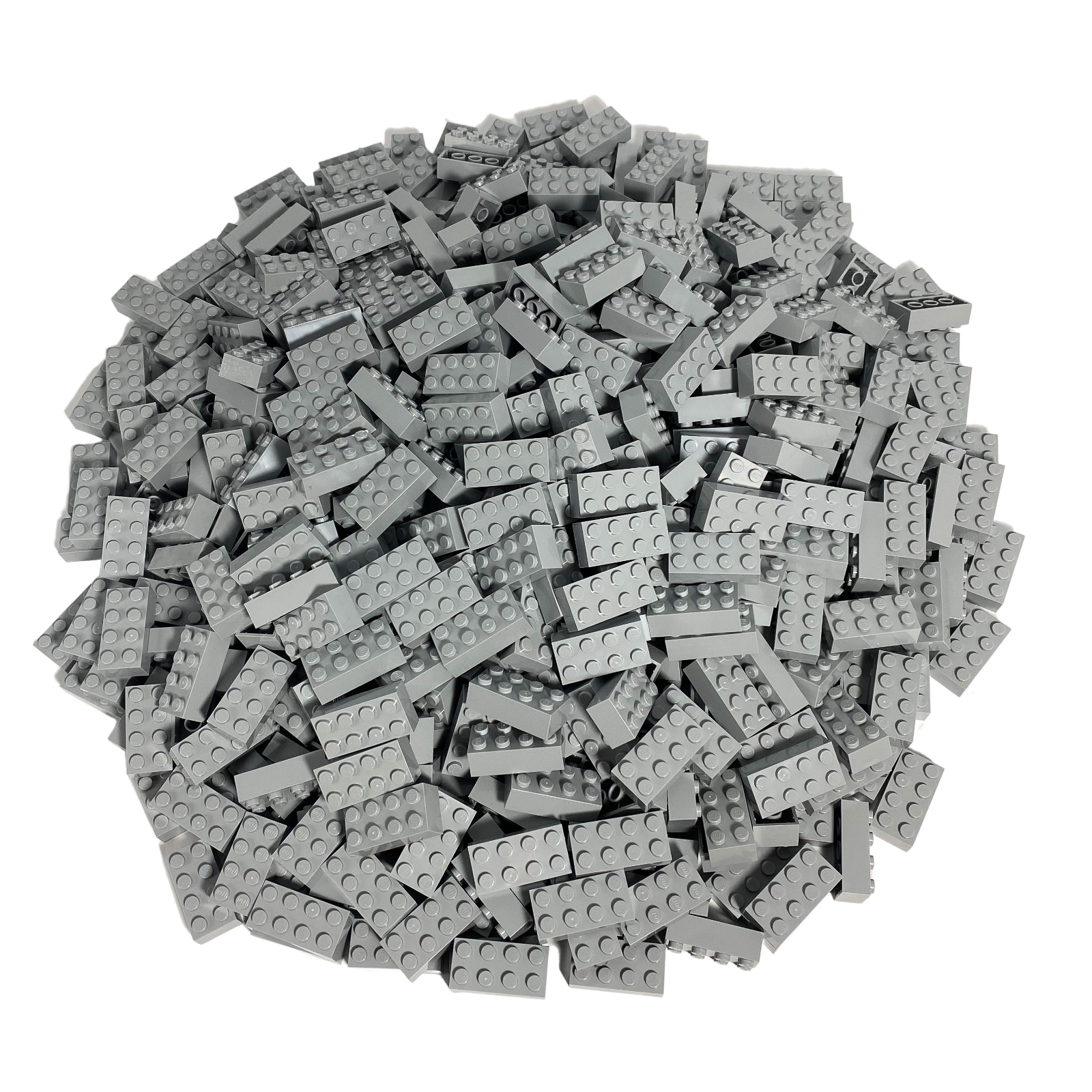 LEGO® 2x4 Bausteine Hellgrau - Kreatives Bauen mit 500 Steinen NEU! | Perfekte Basis für Deine Meisterwerke