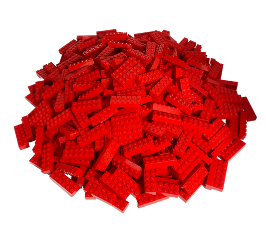 LEGO® 2x6 bricks Hochsteine ​​Red - 2456 NEW! Quantity 250x 