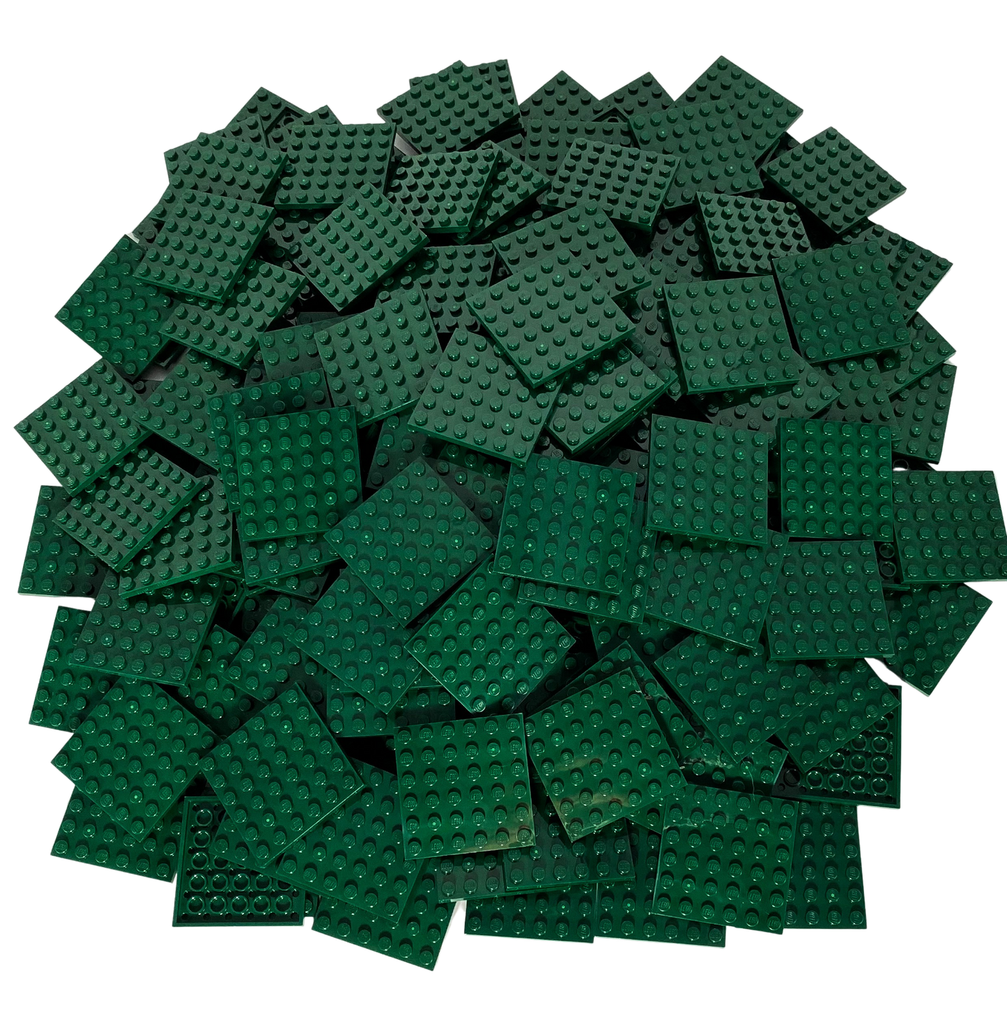 LEGO® 6x6 Platten Bauplatten Dunkelgrün - 3958 NEU! Menge 100x