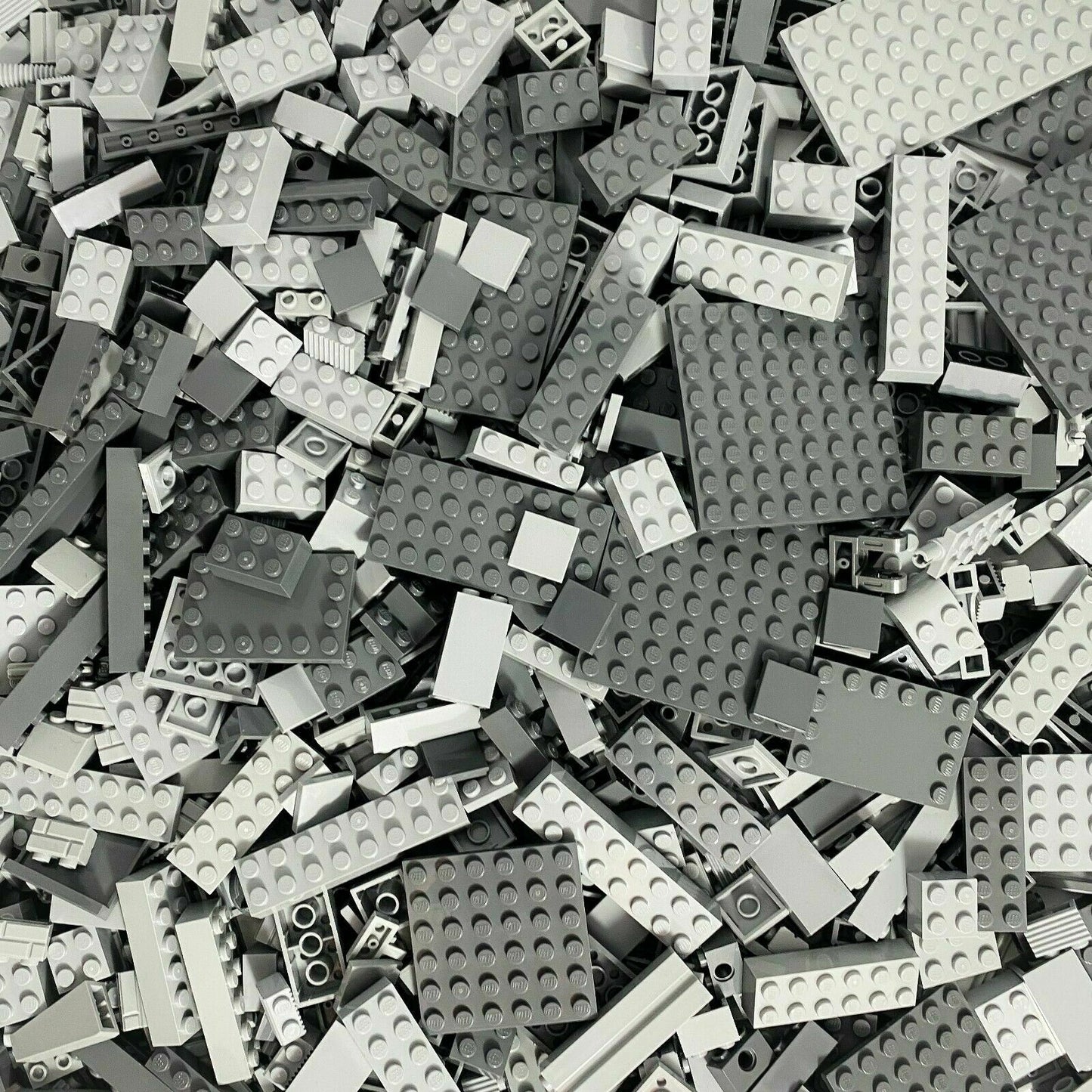 LEGO® Steine Sondersteine Hellgrau Dunkelgrau Gemischt NEU! Menge 1000x