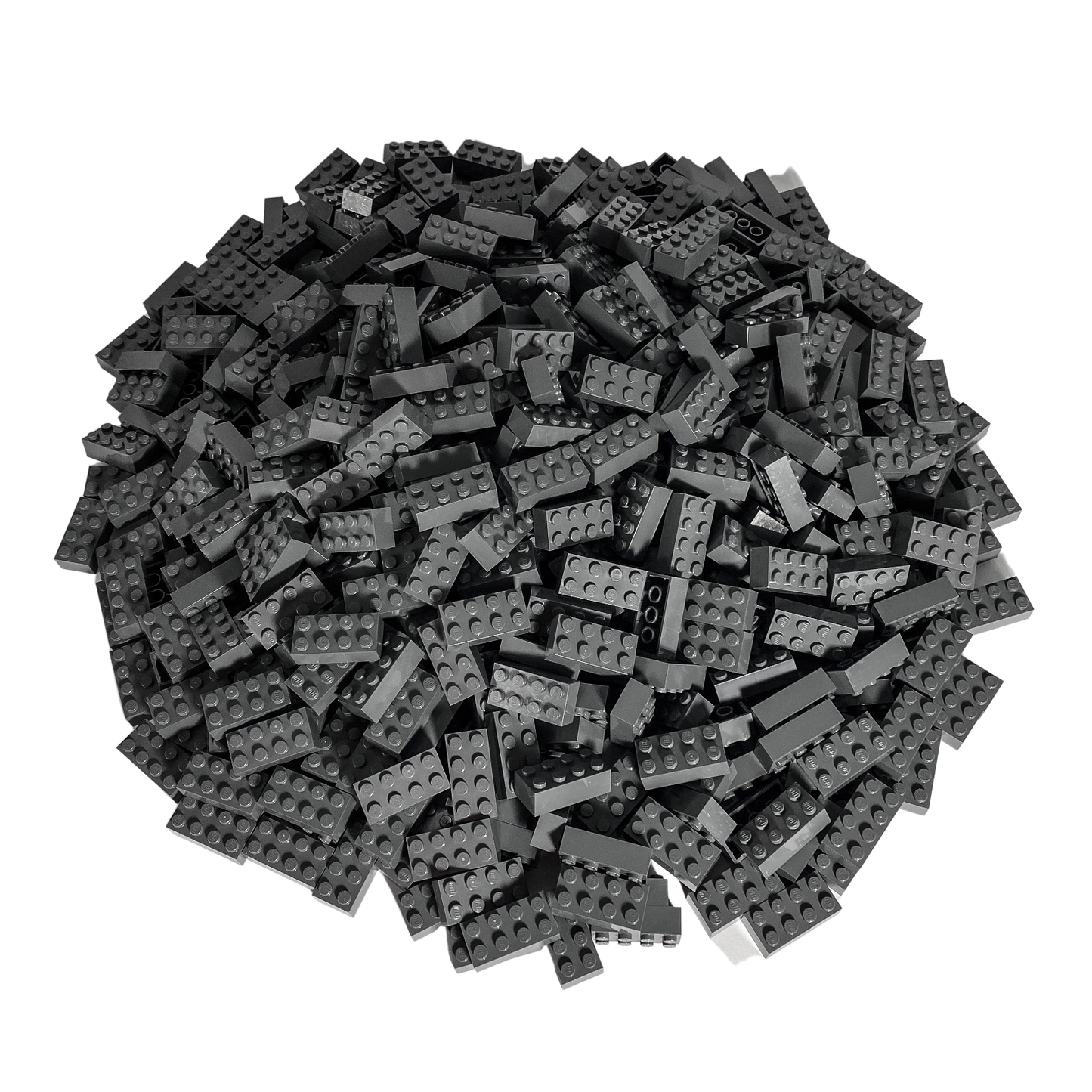 LEGO® 2x4 Bausteine Dunkelgrau - 1000x Perfekte Vielseitigkeit für B2B & Pick a Brick Box! NEU!