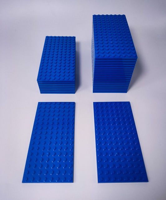 LEGO® 8x16 Platten Bauplatten Blau - 92438 NEU! Menge 3x