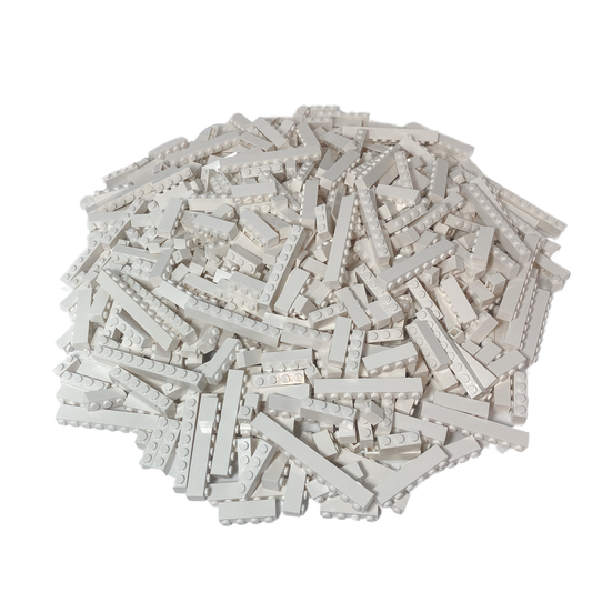 LEGO® 1x1,1x2,1x3,1x4 bricks Hochsteine ​​white mixed NEW! Quantity 50x 