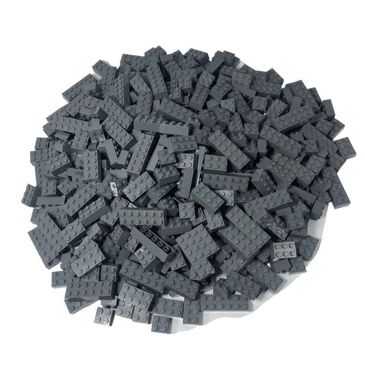 LEGO® Steine Hochsteine Dunkelgrau NEU! Menge 100x