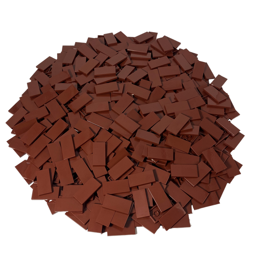 LEGO® 2x4 tiles red brown - 87079 NEW! Quantity 100x 