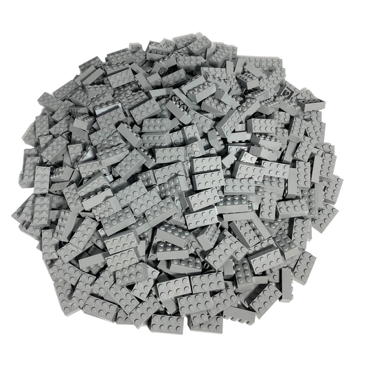 LEGO® 2x4 Bausteine Hellgrau - 3001 NEU! | 1000x B2B & Pick a Brick Box - Kreative Bauideen entfesseln!