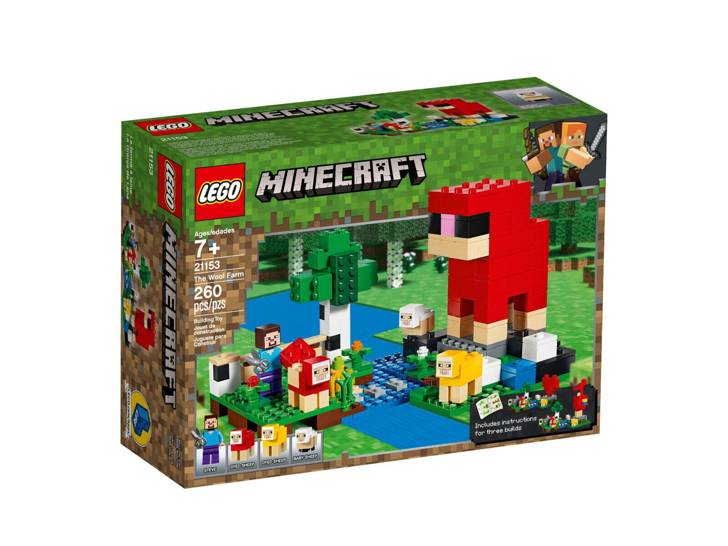 LEGO® Minecraft Die Schaffarm 21153 - 21153 NEU! Teile 260x