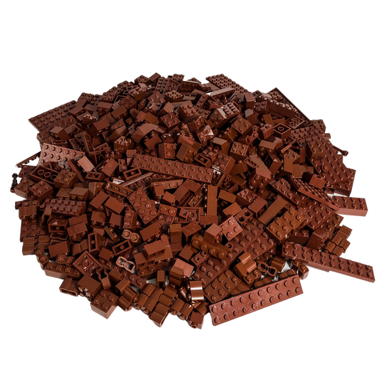 LEGO® bricks special bricks red-brown mixed NEW! Quantity 50x 